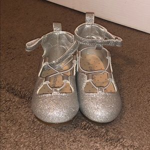 Carter’s Silver Glitter dress shoes